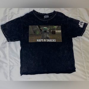 Star Wars-Cropped T-Shirt-Medium